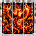Fiery Phoenix Tumbler