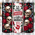Gothic Skull Tumbler