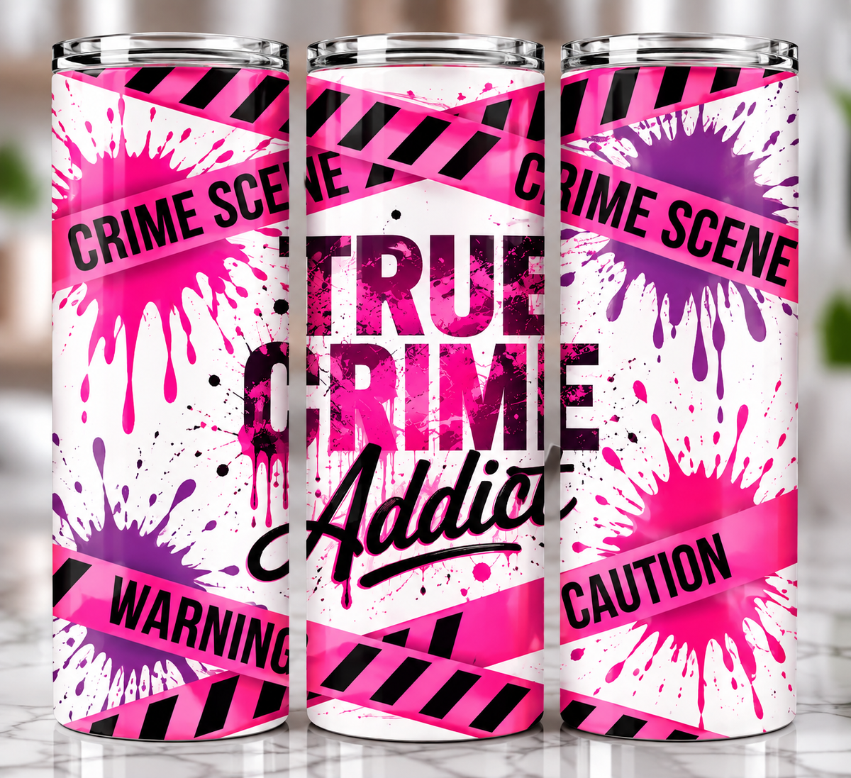 True Crime Addict Tumbler