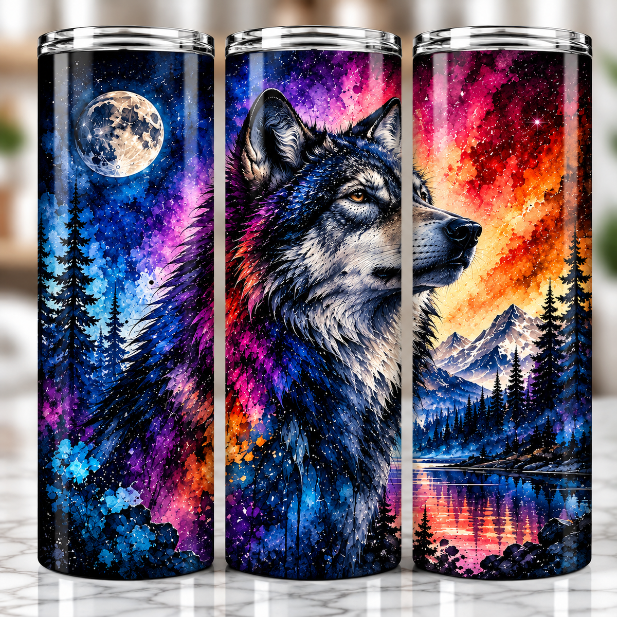 Lunar Wolf Tumbler