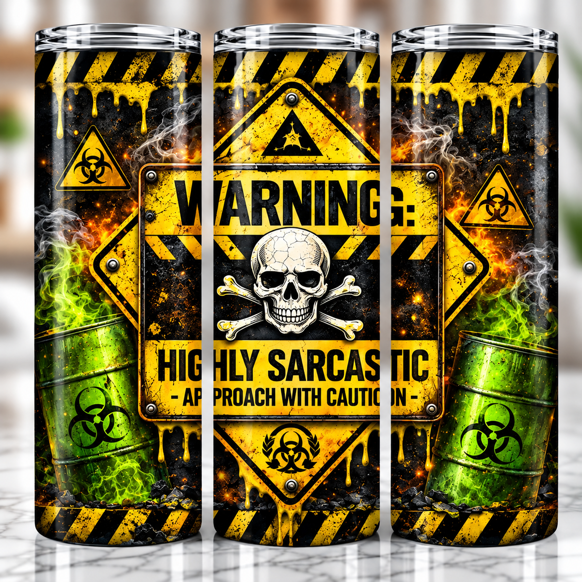 Warning Highly Sarcastic Tumbler