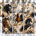 Wild Horse Flower Tumbler